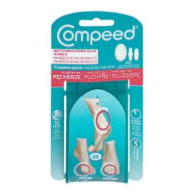 COMPEED Plastry na pęcherze mix 5  od JOHNSON & JIHNSON SANTE BEAUTE FRANCE SAS PZN 08302935