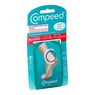 COMPEED Plastry na pęcherze średnie 4.2x6.8cm 5  od JOHNSON & JOHNSON CONSUMER PZN 08301909