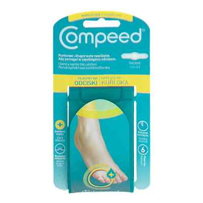 Compeed plastry nawilżające n/odciski 1,7x5,7cm 6  od LABORATOIRE HRA PHARMA PZN 08302866