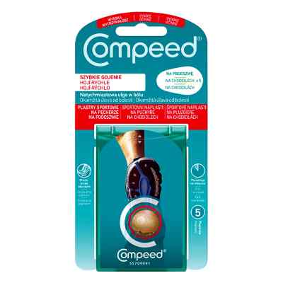 COMPEED Plastry Sportowe na pęcherze na podeszwie 5  od LABORATOIRE HRA PHARMA PZN 08303450