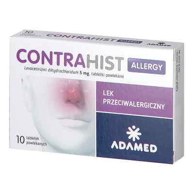 Contrahist Allergy 5 mg 10  od PABIANICKIE ZAKŁ.FARM. POLFA S.A PZN 08300799