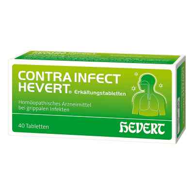 Contrainfect Hevert Erkältungstabletten 40 szt. od Hevert-Arzneimittel GmbH & Co. KG PZN 12855043