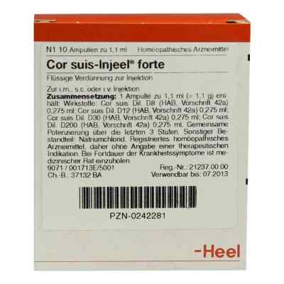 Cor Suis Injeele forte 1,1 ml 10 szt. od Biologische Heilmittel Heel GmbH PZN 00242281