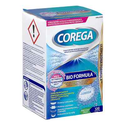 Corega Bio Formuła Tabletki do czyszczenia protez zębowych