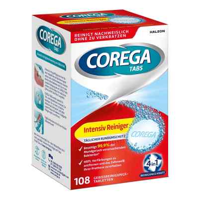 Corega Tabs Intensiv Reiniger 108 szt. od Haleon Germany GmbH PZN 18761662