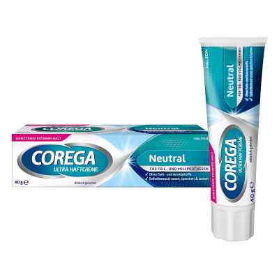 Corega ultra Haftcreme klej do protez neutralny smak 40 g od GlaxoSmithKline Consumer Healthc PZN 06435710