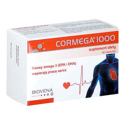 Cormega 1000 kapsułki 40  od BIOVENA HEALTH SP. Z O.O. PZN 08303087