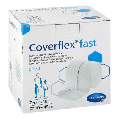 Coverflex fast Schlauchverband gr.3 7,5 cmx10 m weiss