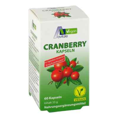 Cranberry Vegan Kapseln 400 mg 60 szt. od Avitale GmbH PZN 11362829