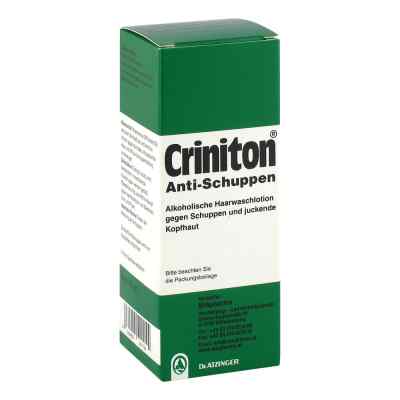 Criniton Anti Schuppen roztwór 125 ml od Kanzlsperger GmbH PZN 01580330