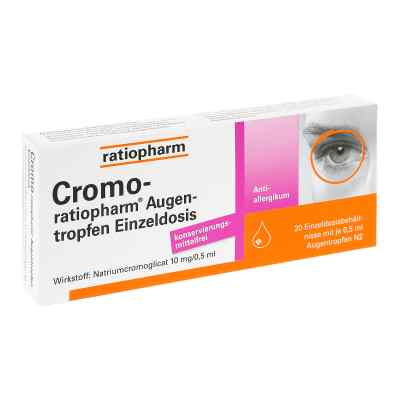 Cromo Ratiopharm Augentropfen Einzeldosis 20X0.5 ml od ratiopharm GmbH PZN 04884527