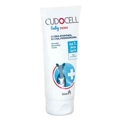 Cudocell Baby Derm Emulsja do twarzy i ciała skóra atopowa, such 180 ml od  PZN 08305141