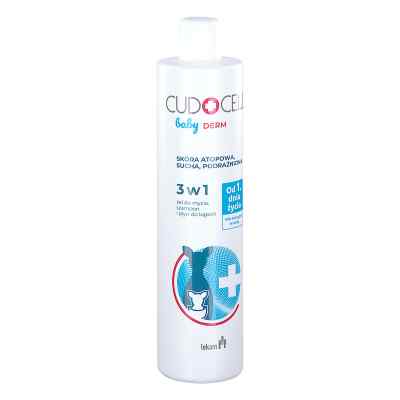 Cudocell Baby Derm Płyn, żel, szamp. do kąp. i mycia skór. atop. 400 ml od  PZN 08305142