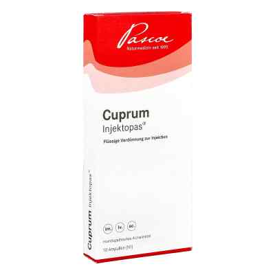 Cuprum Injektopas ampułki 10X2 ml od Pascoe pharmazeutische Präparate PZN 05100829