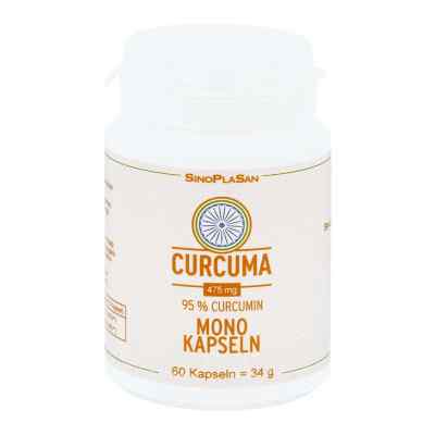 Curcuma 475 mg 95% Curcumin Mono-kapseln 60 szt. od SinoPlaSan GmbH PZN 13598134