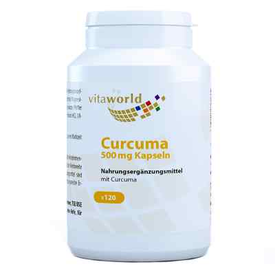 Curcuma 500 mg kapsułki 120 szt. od Vita World GmbH PZN 09771495