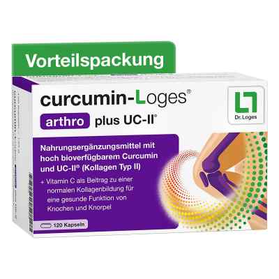 Curcumin-loges Arthro Plus Uc-ii Kapseln 120 szt. od Dr. Loges + Co. GmbH PZN 17887303