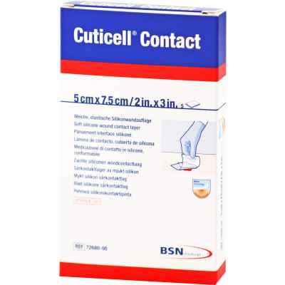 Cuticell Contact 5x7,5 cm Verband 5 szt. od BSN medical GmbH PZN 08515117