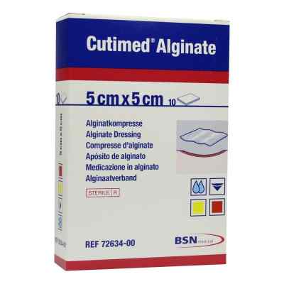 Cutimed Alginate Alginatkompressen 5x5cm 10 szt. od BSN medical GmbH PZN 01179076