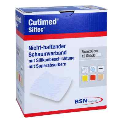 Cutimed Siltec Schaumverb.5x6 cm sanft haftend