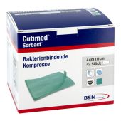 Cutimed Sorbact Kompressen 4x6 cm