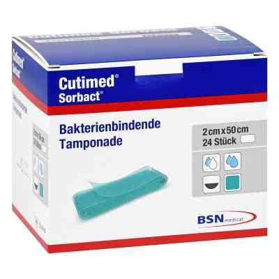 Cutimed Sorbact Tamponaden 2x50 cm