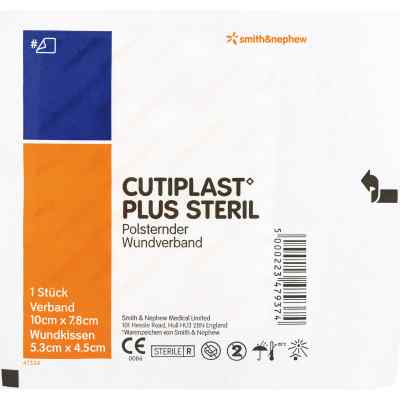 Cutiplast Plus steril 7,8x10 cm Verband