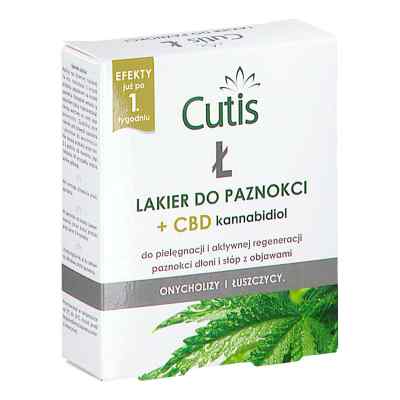 CUTIS Ł - Lakier do paznokci + CBD Cannabidiol 10 ml od  PZN 08304084