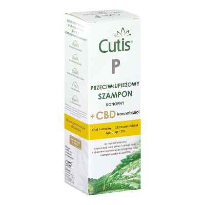 CUTIS P Szampon przeciwłupieżowy konopny + CBD 150 ml od  PZN 08304081