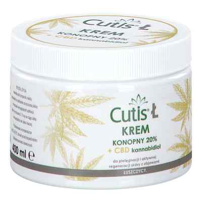 CUTIS Ł - ŁUSZCZYCA Krem konopny 20% + CBD 400 ml od MYLAB SP. Z O.O. PZN 08304082