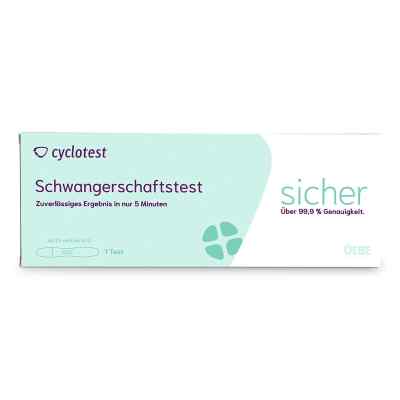 Cyclotest Schwangerschaftstest 25 mlU/ml Urin 1 szt. od Uebe Medical GmbH PZN 13513020