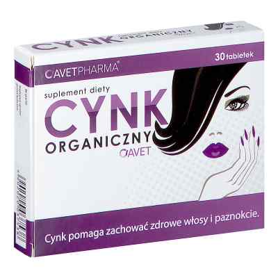 Cynk organiczny Avet 30 tabl. od AVET PHARMA SP. Z.O.O. PZN 08301249