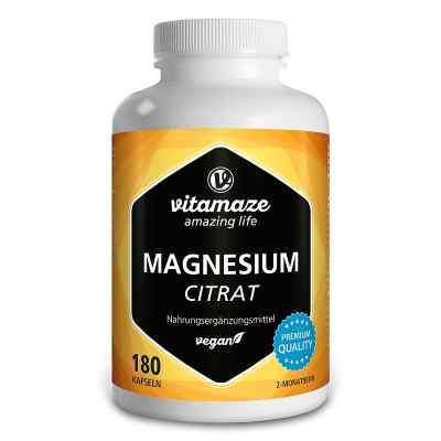 Cytrynian magnezu 360 mg vegan kapsułki