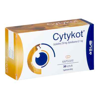 Cytykot cytykolina 250 mg kapsułki 30  od S-LAB SP. Z O. O. PZN 08301226
