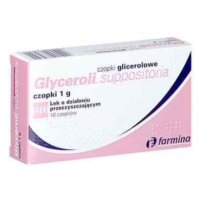 Czopki glicerolowe 10  od FARMINA SP. Z O.O. PZN 08302533
