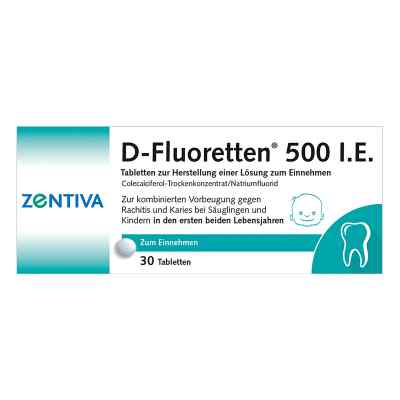 D-fluoretten 500 tabletki 30 szt. od Zentiva Pharma GmbH PZN 01610120