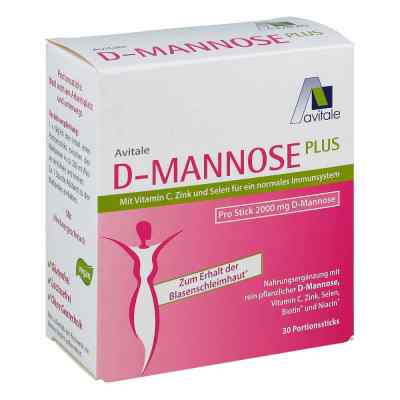 D-mannose Plus 2000 mg saszetki 30X2.47 g od Avitale GmbH PZN 15211375