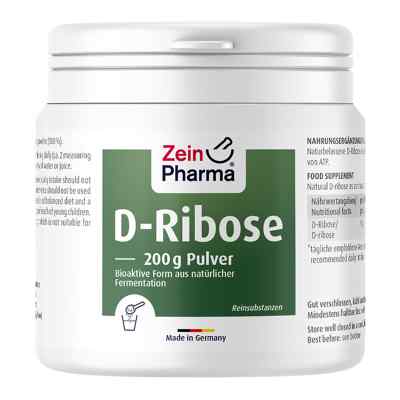  D-ryboza proszek 200 g 200 g od Zein Pharma - Germany GmbH PZN 10325950