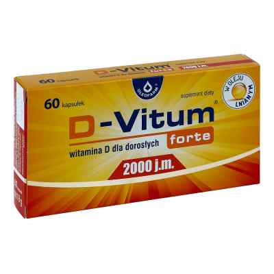 D-Vitum forte, witamina D 2000 j.m. kapsułki dla dorosłych