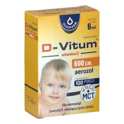 D-Vitum Witamina D 600 j.m. Aerozol