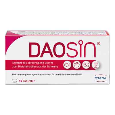 Daosin tabletki wspomagające rozkład histaminy 10 szt. od STADA Consumer Health Deutschland GmbH PZN 16790524