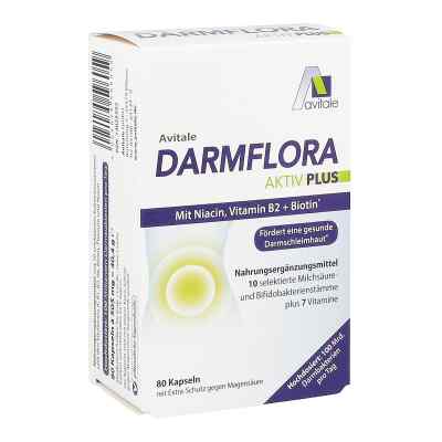 Darmflora Aktiv Plus 100 Mrd.bakterien+7 Vitamine 80 szt. od Avitale GmbH PZN 14025392