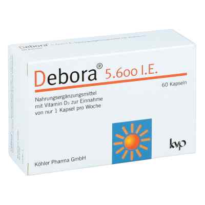 Debora 5.600 I.e. kapsułki 60 szt. od Köhler Pharma GmbH PZN 13168037