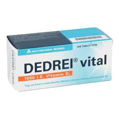 Dedrei vital tabletki 100 szt. od Viatris Healthcare GmbH PZN 00970454