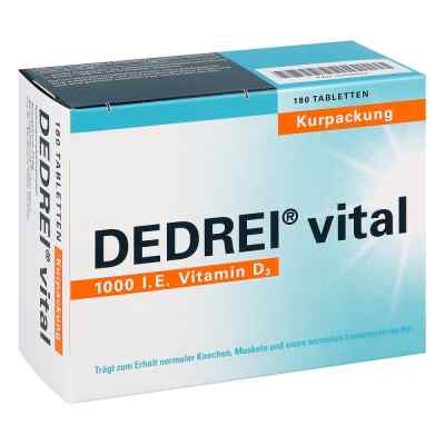 Dedrei vital witamina D3, tabletki 180 szt. od Viatris Healthcare GmbH PZN 10709892