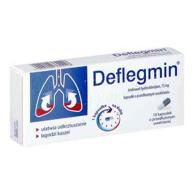 Deflegmin kapsułki 10 od ICN POLFA RZESZÓW S.A. PZN 08301643
