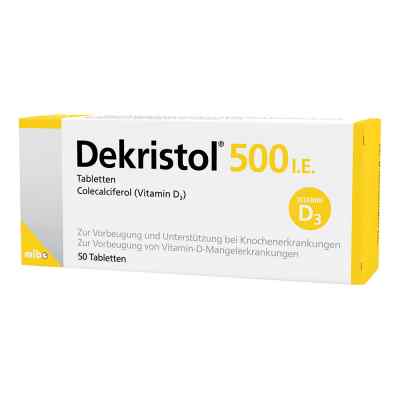 Dekristol 500 I.e. tabletki 50 szt. od MIBE GmbH Arzneimittel PZN 10068915