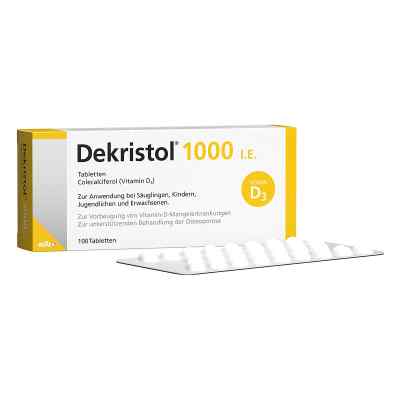 Dekristol witamina D3 1.000 I.e. tabletki 100 szt. od MIBE GmbH Arzneimittel PZN 10068950