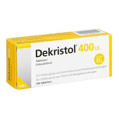 Dekristol witamina D3 400 I.e. tabletki 100 szt. od MIBE GmbH Arzneimittel PZN 06883727