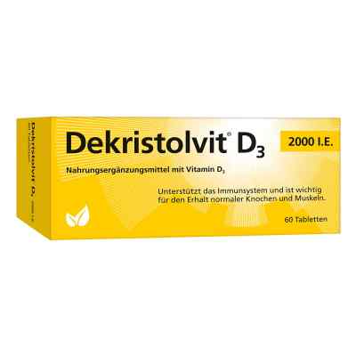 Dekristolvit D3 2.000 I.e. tabletki 60 szt. od Hübner Naturarzneimittel GmbH PZN 10818523